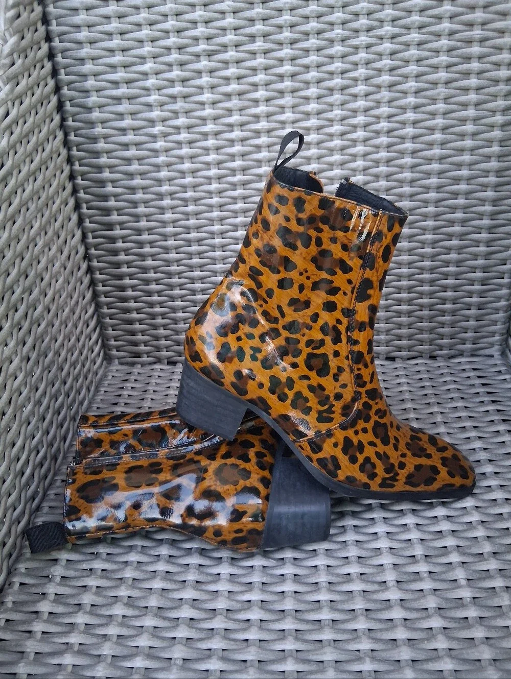 NEW OSSTONE Ankle Boots - Brown/Black